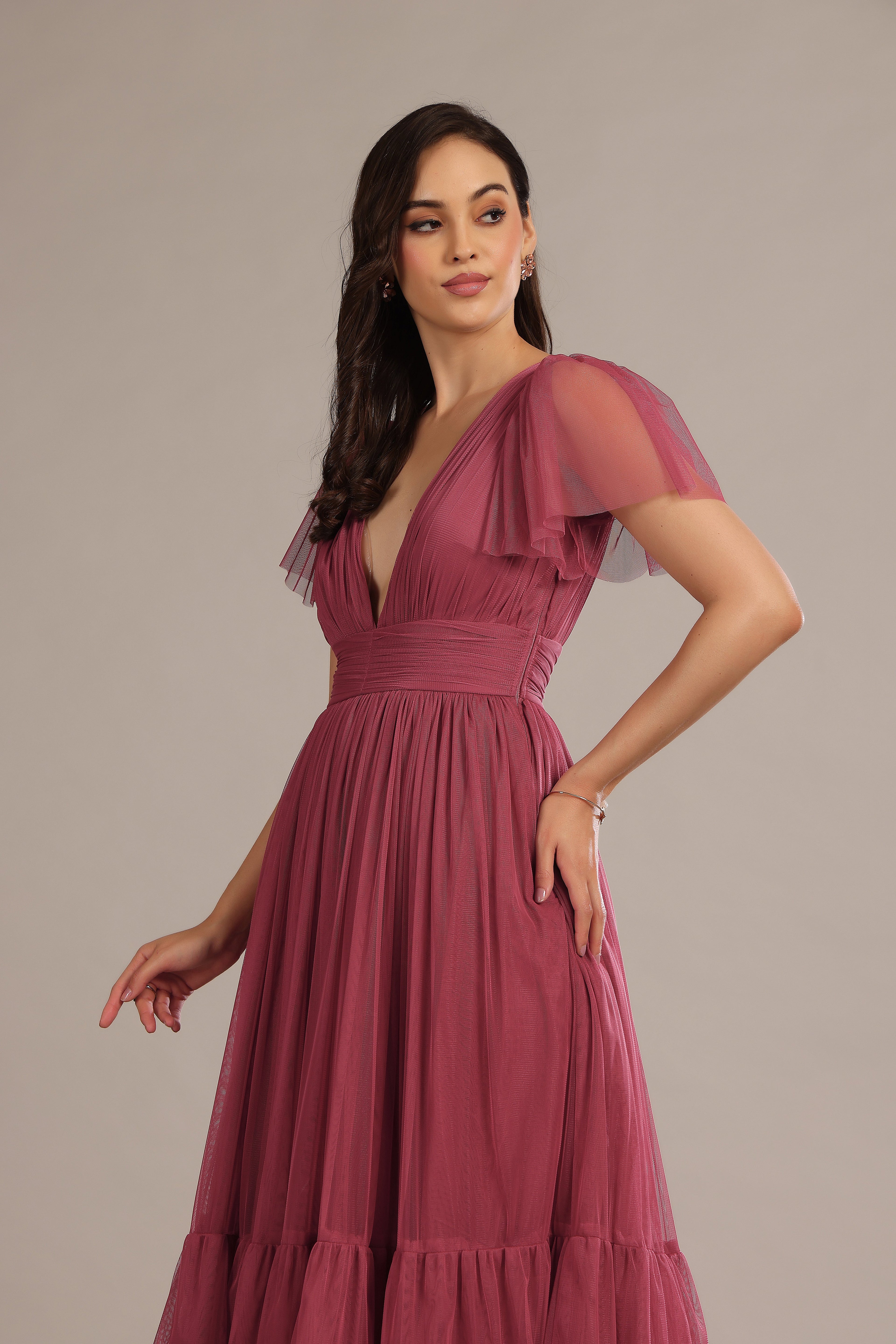 Madison Maxi Dress in Orchid