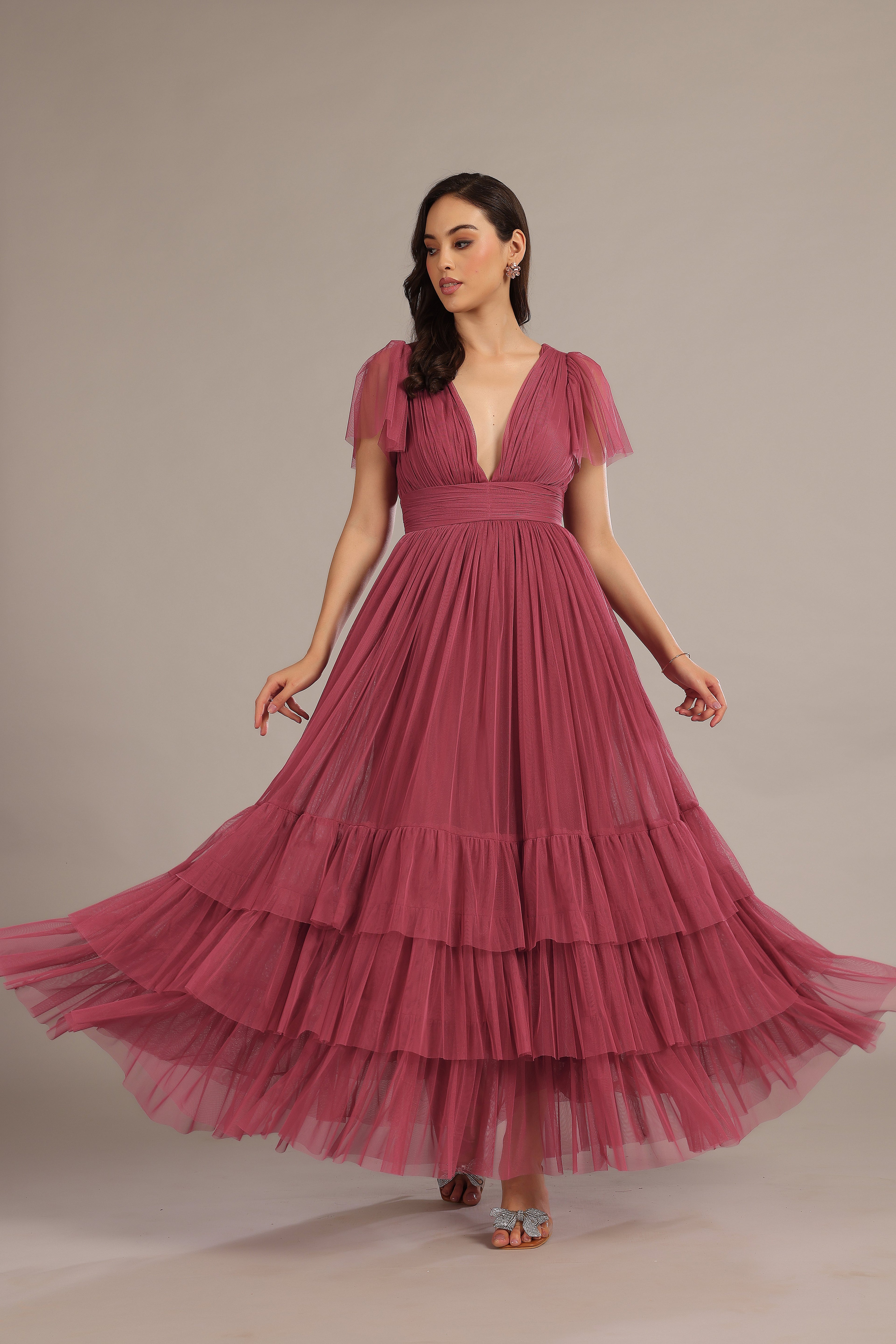 Madison Maxi Dress in Orchid