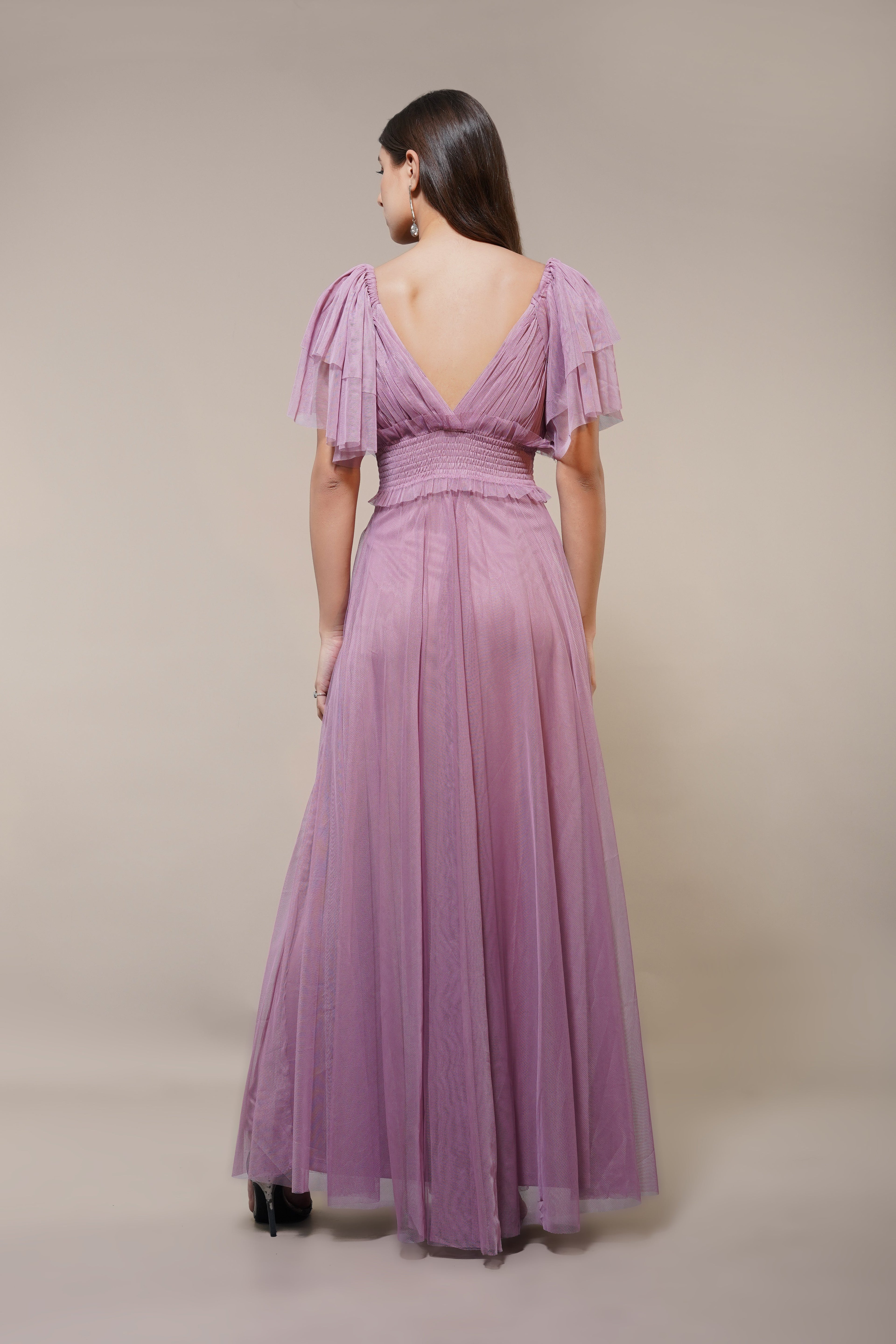 Shelby Maxi Dress in Dusty Lilac