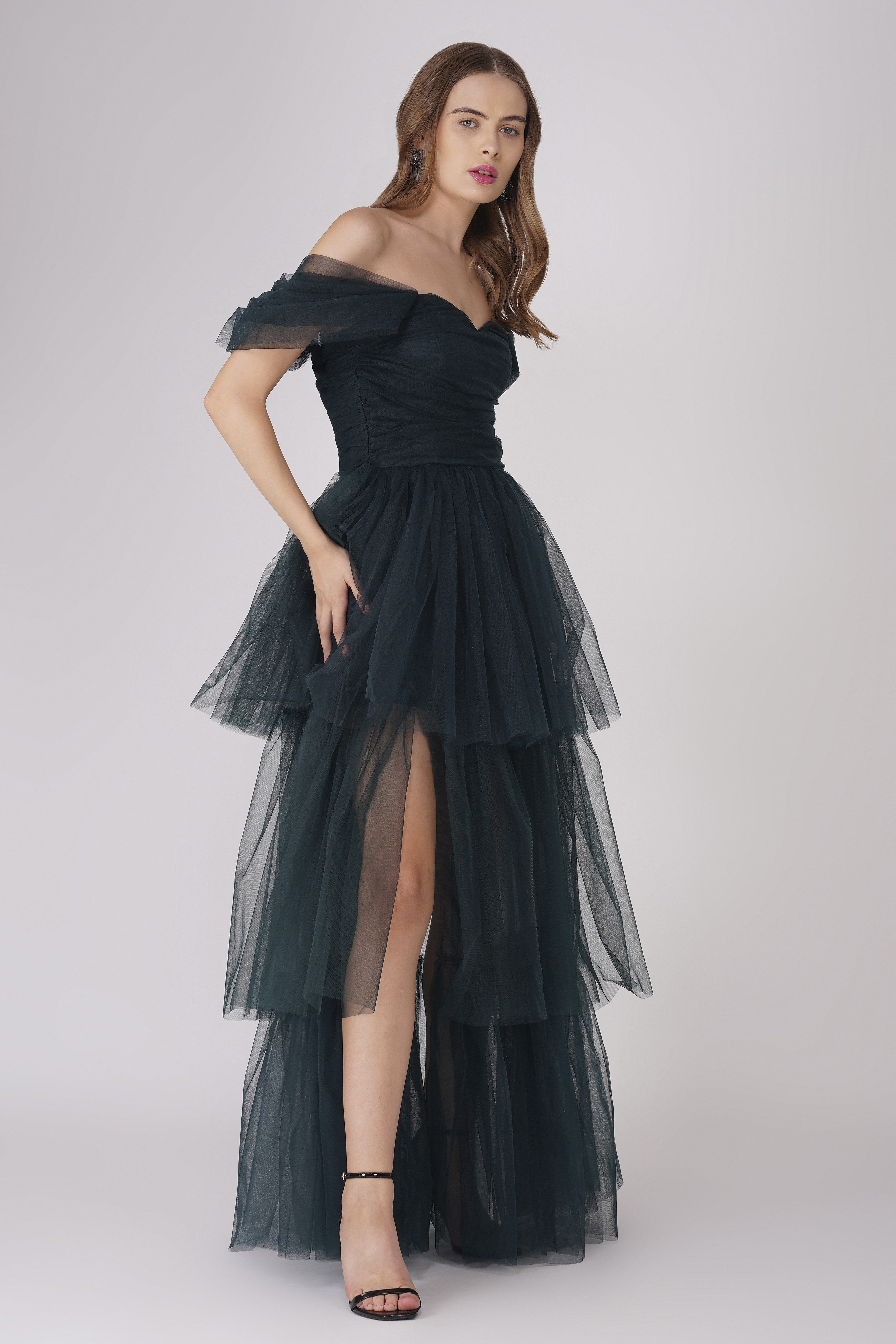 Sydney Maxi Dress in Emerald Green